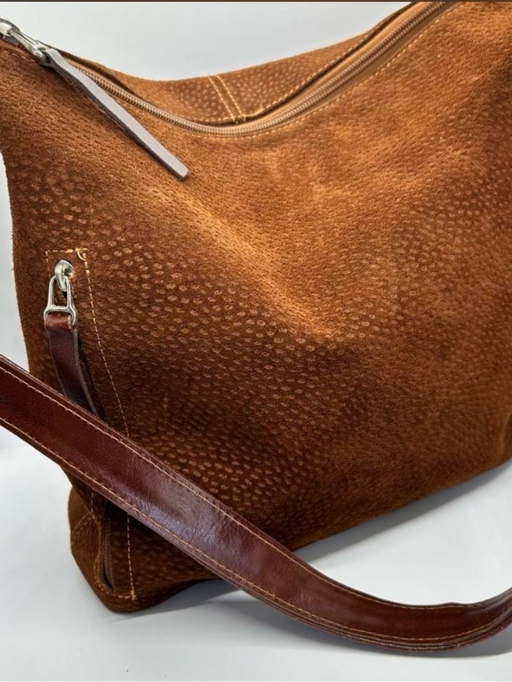 Slouchy Hobo Bag - Pebbled Leather